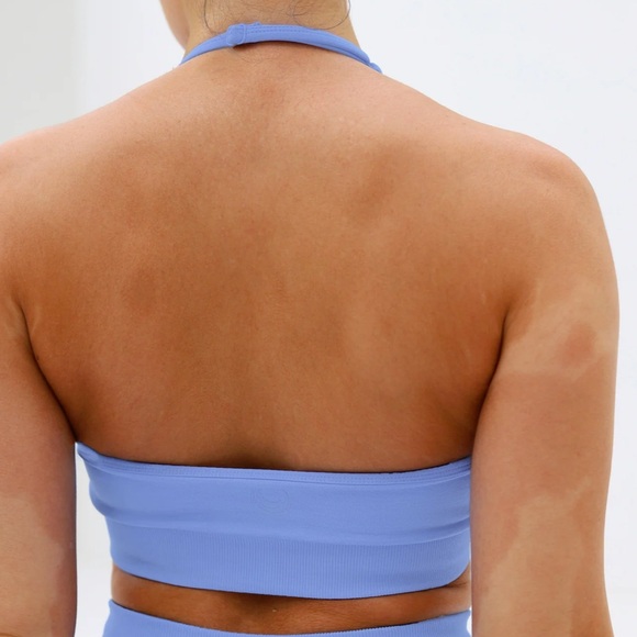 XS Lazuli Label Glacier Blue Halter Neck Top - Picture 8 of 8